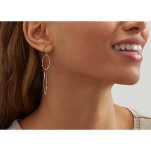 Silpada 'interlocking' Drop Earrings in Sterling Silver